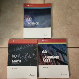 Lifepac- 7th Grade- Teacher's Guides- Language Arts, Math, Science
